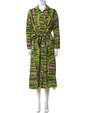 RHODE Printed Long Dress