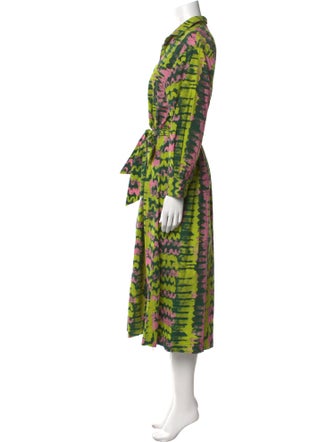 RHODE Printed Long Dress