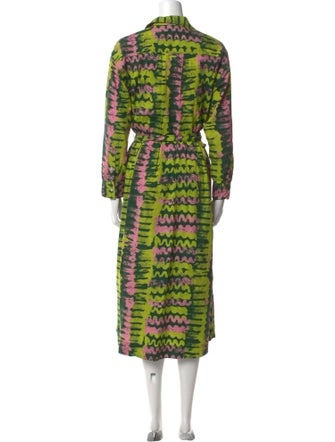 RHODE Printed Long Dress