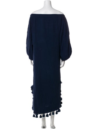 RHODE Off-The-Shoulder Midi Length Dress