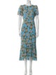 RHODE Floral Print Long Dress