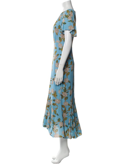 RHODE Floral Print Long Dress