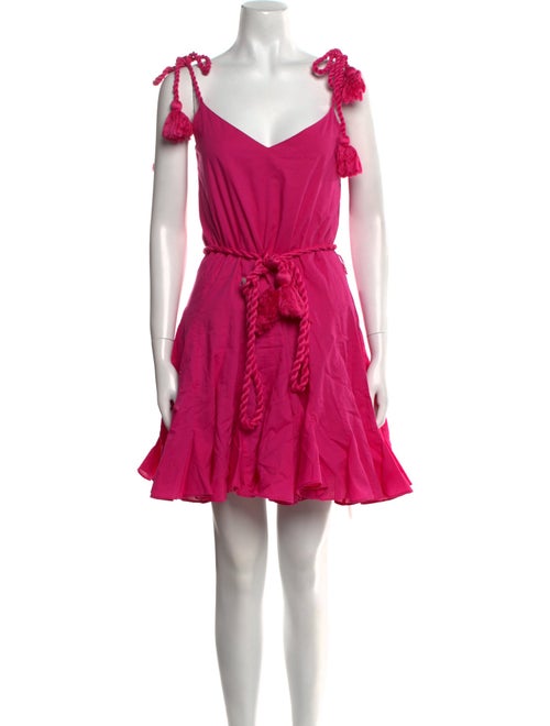 RHODE Square Neckline Mini Dress