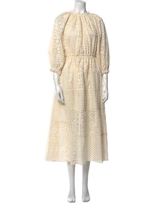 RHODE Crew Neck Long Dress