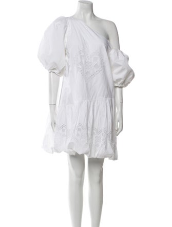 RHODE One-Shoulder Mini Dress