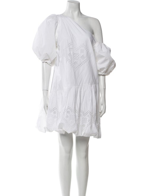 RHODE One-Shoulder Mini Dress