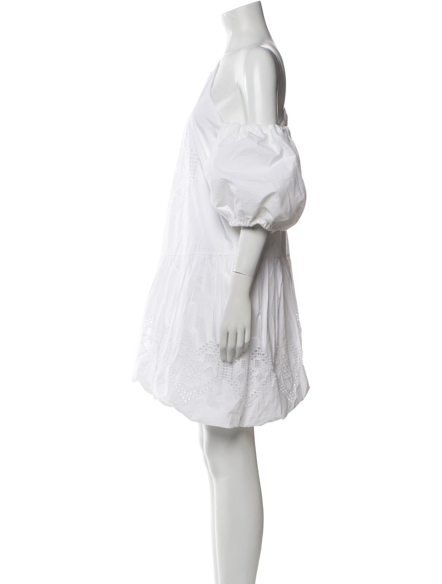 RHODE One-Shoulder Mini Dress