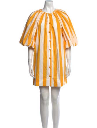 RHODE Striped Mini Dress