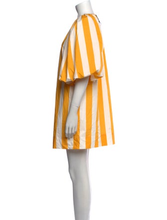 RHODE Striped Mini Dress