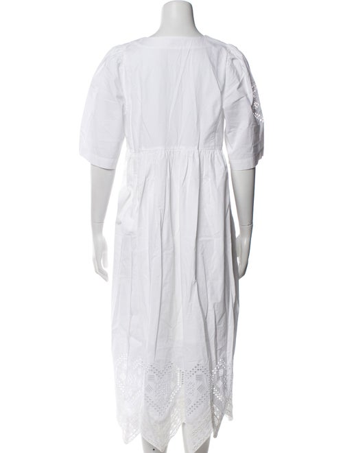 RHODE V-Neck Long Dress