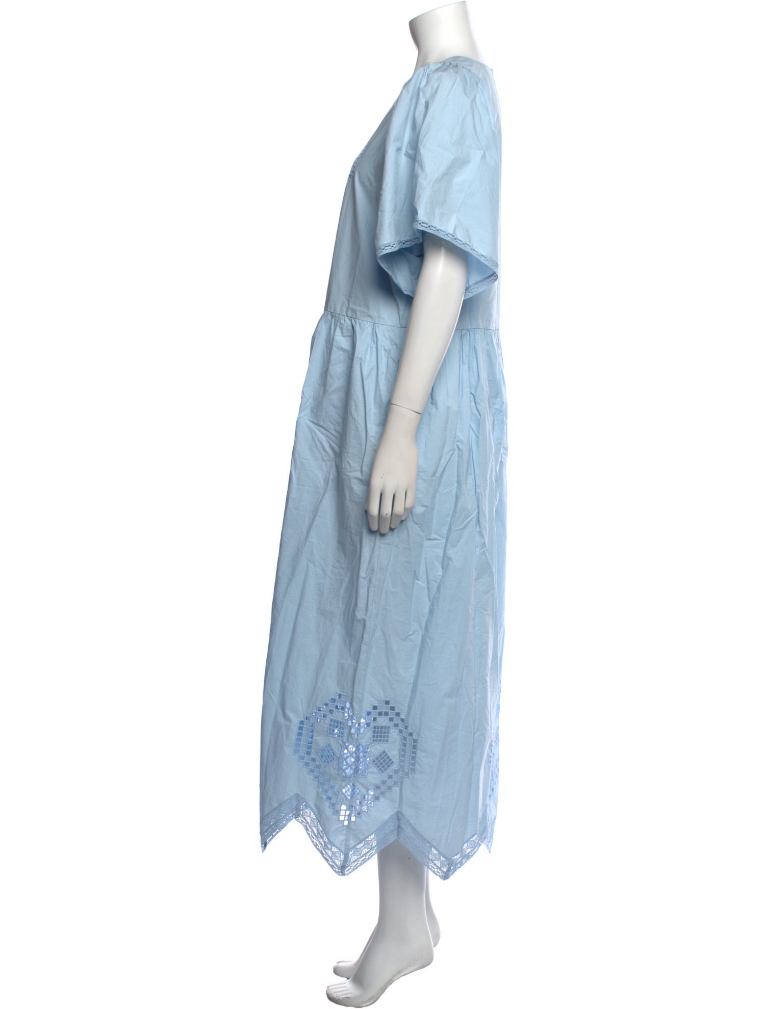 RHODE Crew Neck Midi Length Dress w/ Tags