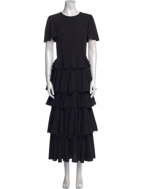 RHODE Crew Neck Midi Length Dress