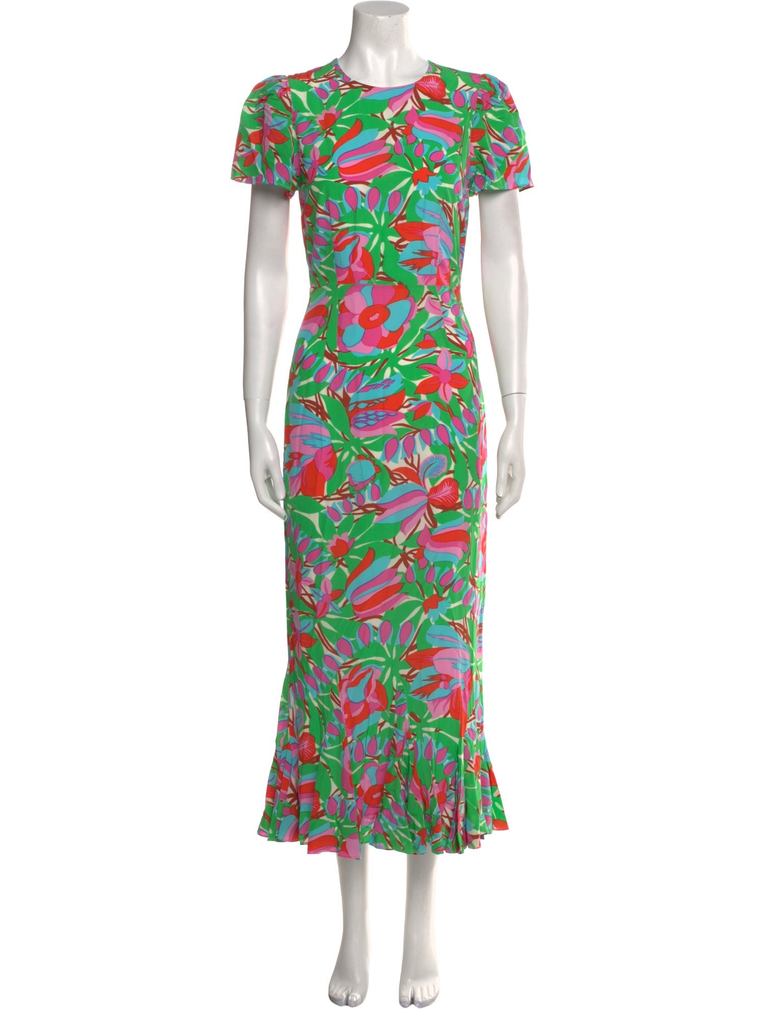 RHODE Floral Print Long Dress