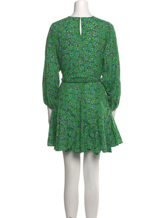 RHODE Floral Print Mini Dress