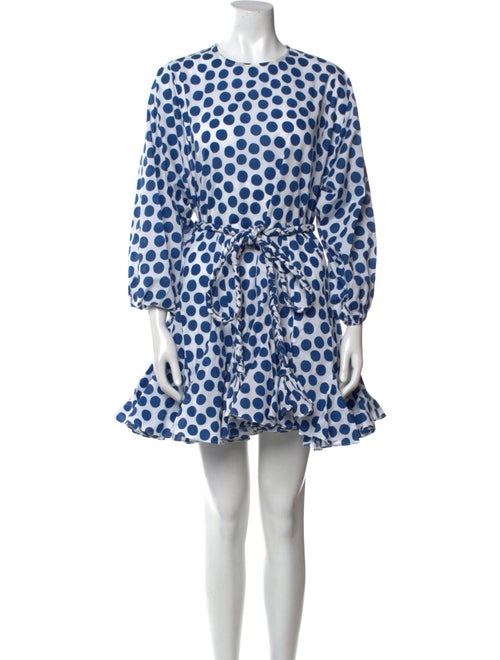 RHODE Polka Dot Print Mini Dress