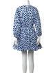 RHODE Polka Dot Print Mini Dress