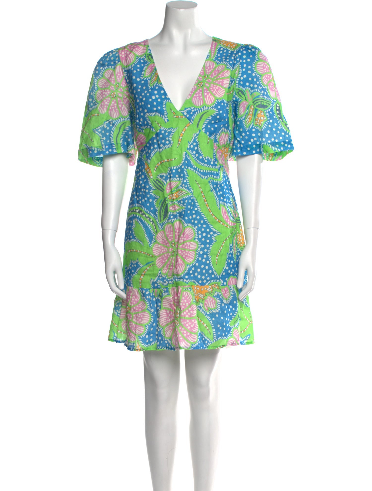 RHODE Linen Mini Dress