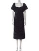 RHODE Square Neckline Midi Length Dress