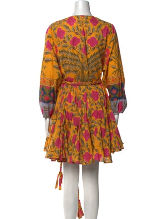RHODE Floral Print Mini Dress