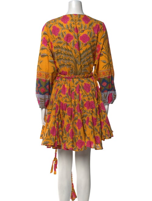 RHODE Floral Print Mini Dress