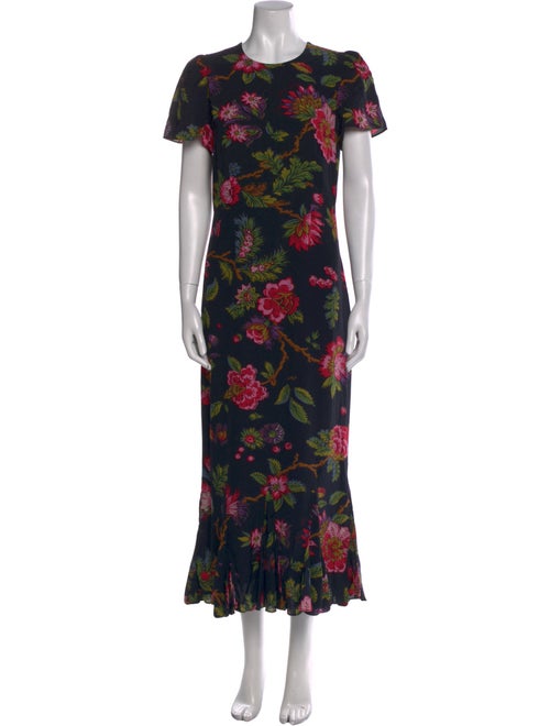 RHODE Floral Print Long Dress