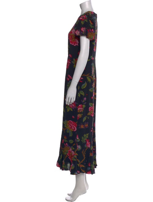 RHODE Floral Print Long Dress