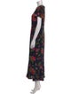 RHODE Floral Print Long Dress