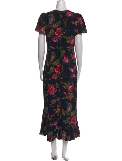 RHODE Floral Print Long Dress