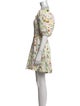RHODE Floral Print Mini Dress