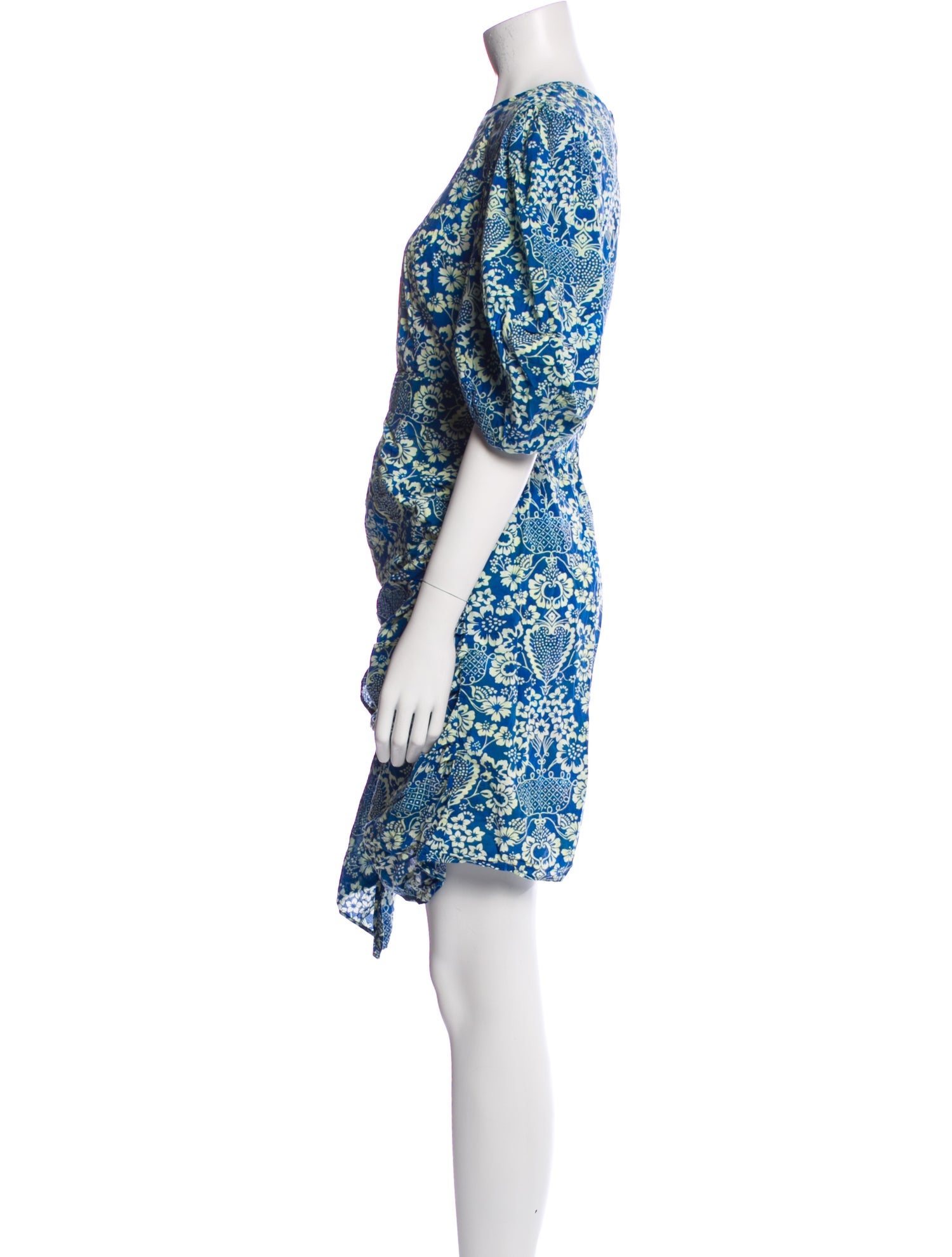 RHODE Floral Print Knee-Length Dress