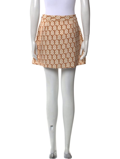 RHODE Printed Mini Skirt