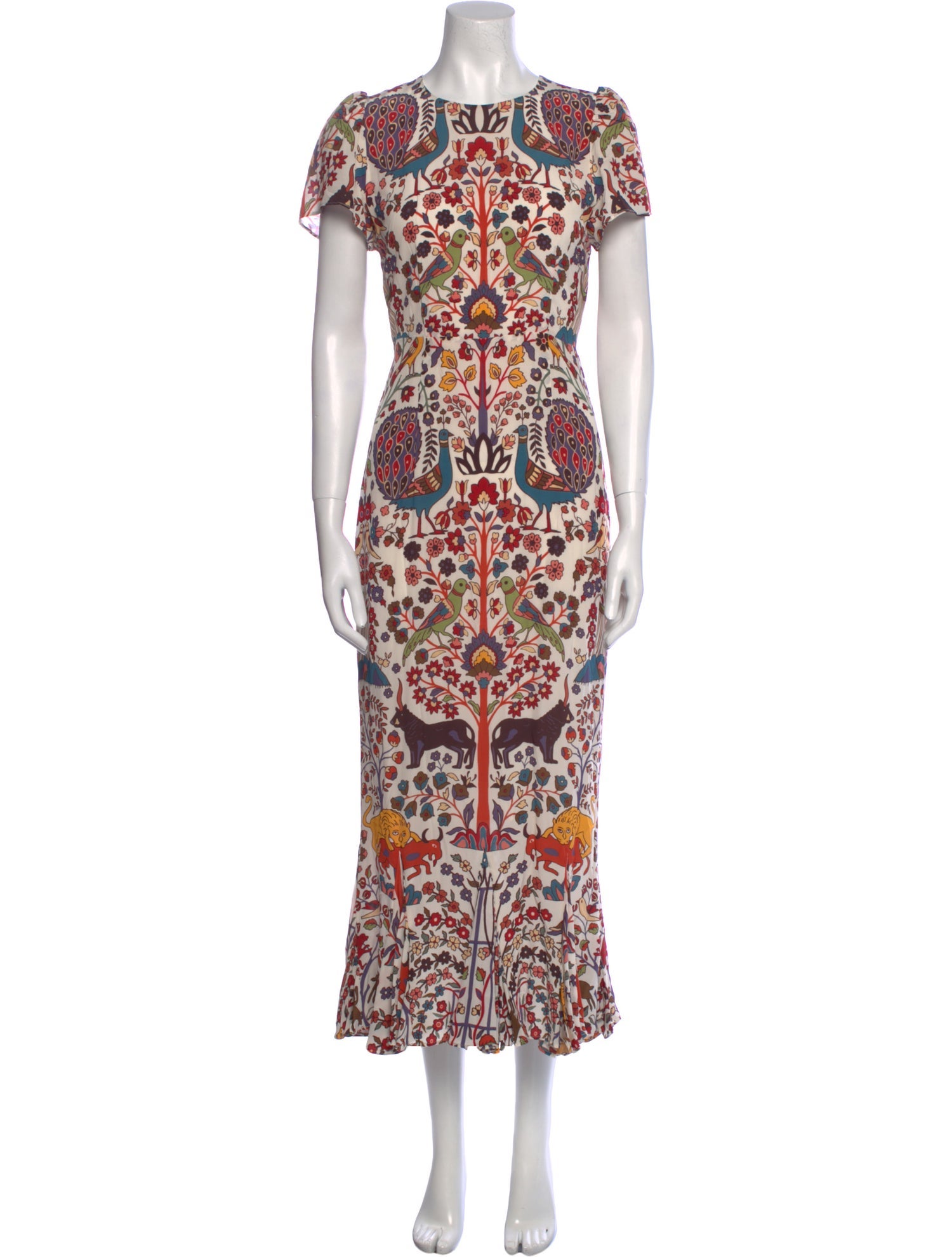 RHODE Floral Print Long Dress