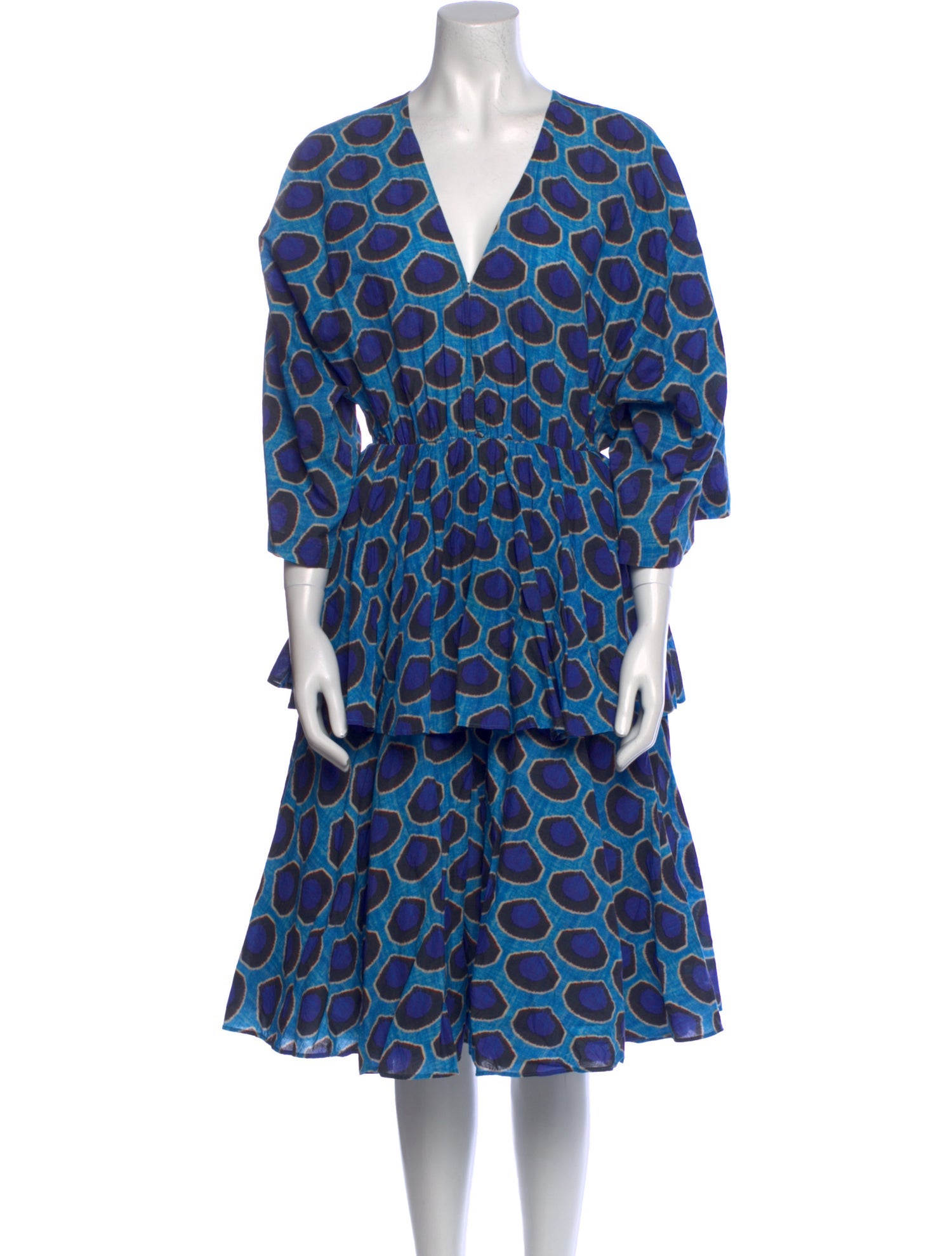 RHODE Printed Knee-Length Dress