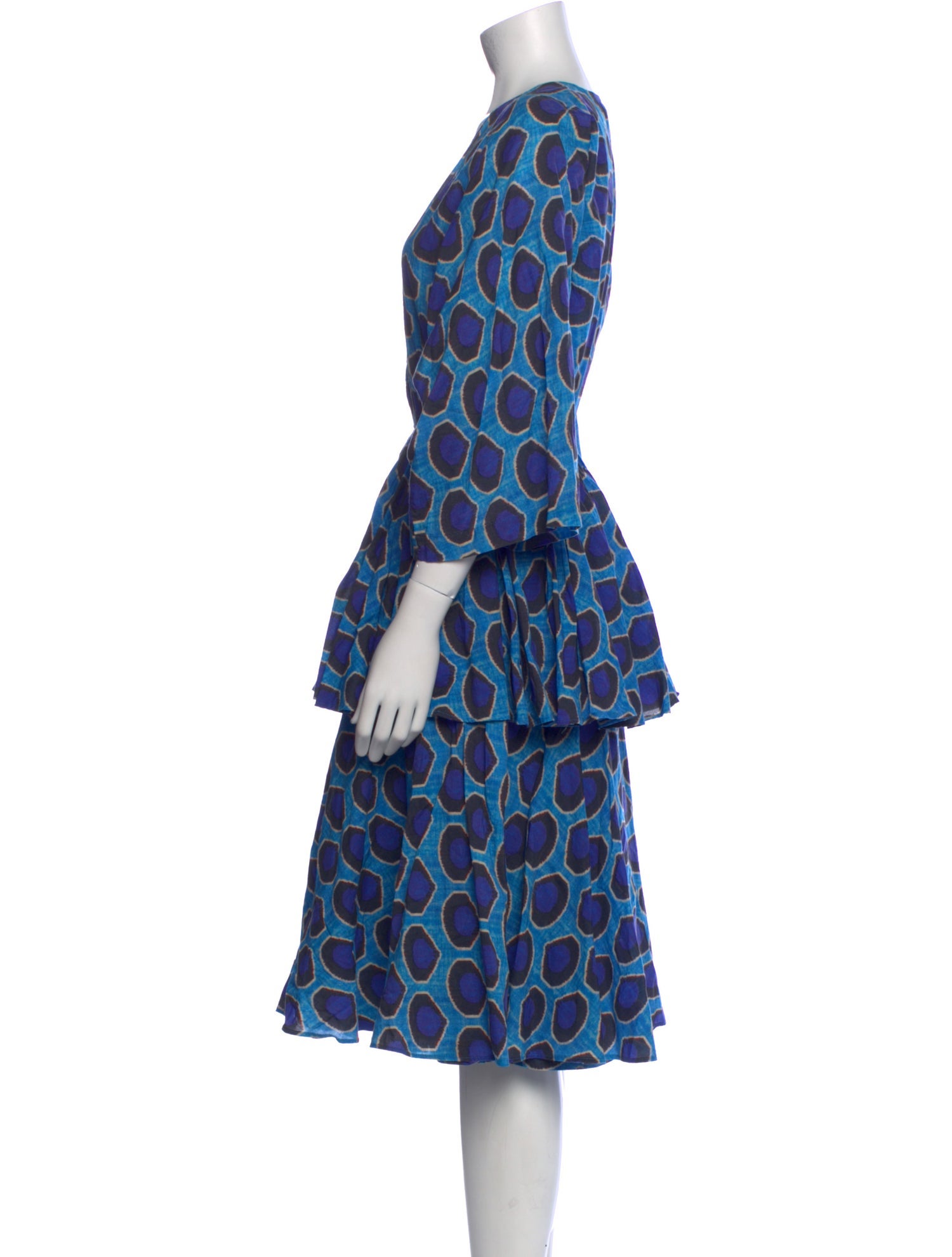 RHODE Printed Knee-Length Dress
