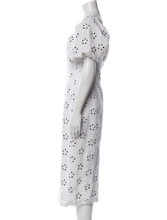 RHODE Printed Long Dress