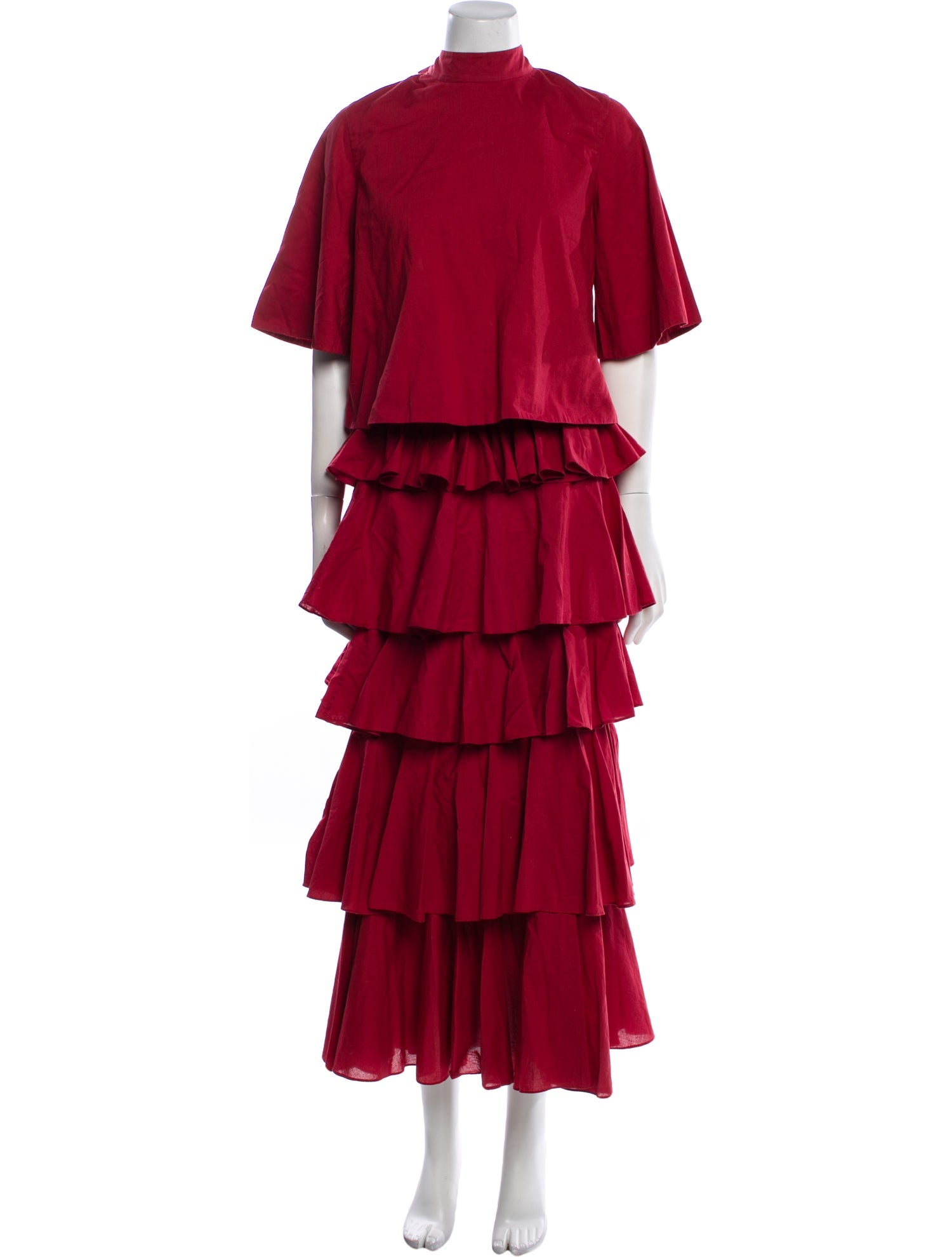 RHODE Ruffle Embellishment Skirt Set