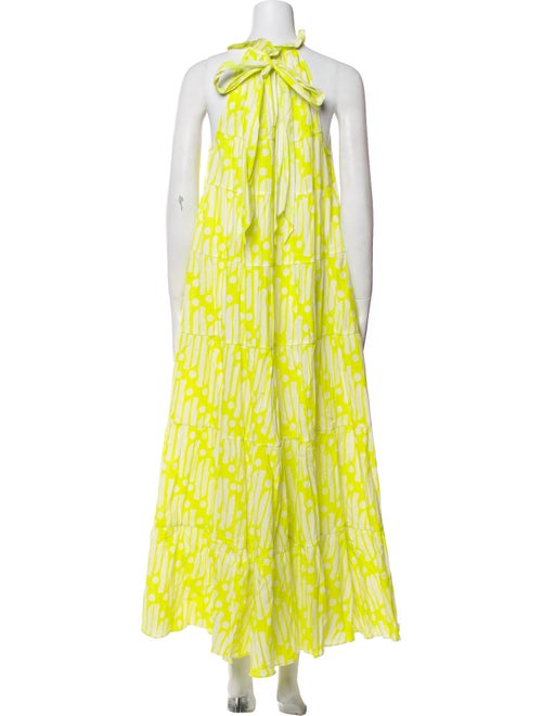 RHODE Printed Long Dress