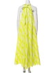 RHODE Printed Long Dress
