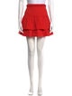 RHODE Ruffle Embellishment Mini Skirt