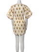 RHODE Floral Print Mini Dress