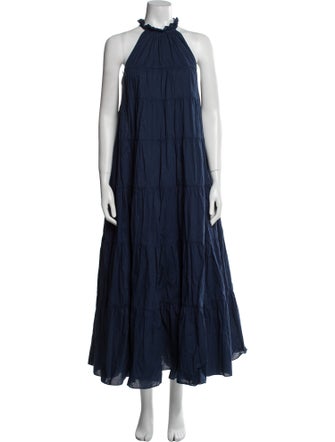 RHODE Halterneck Long Dress