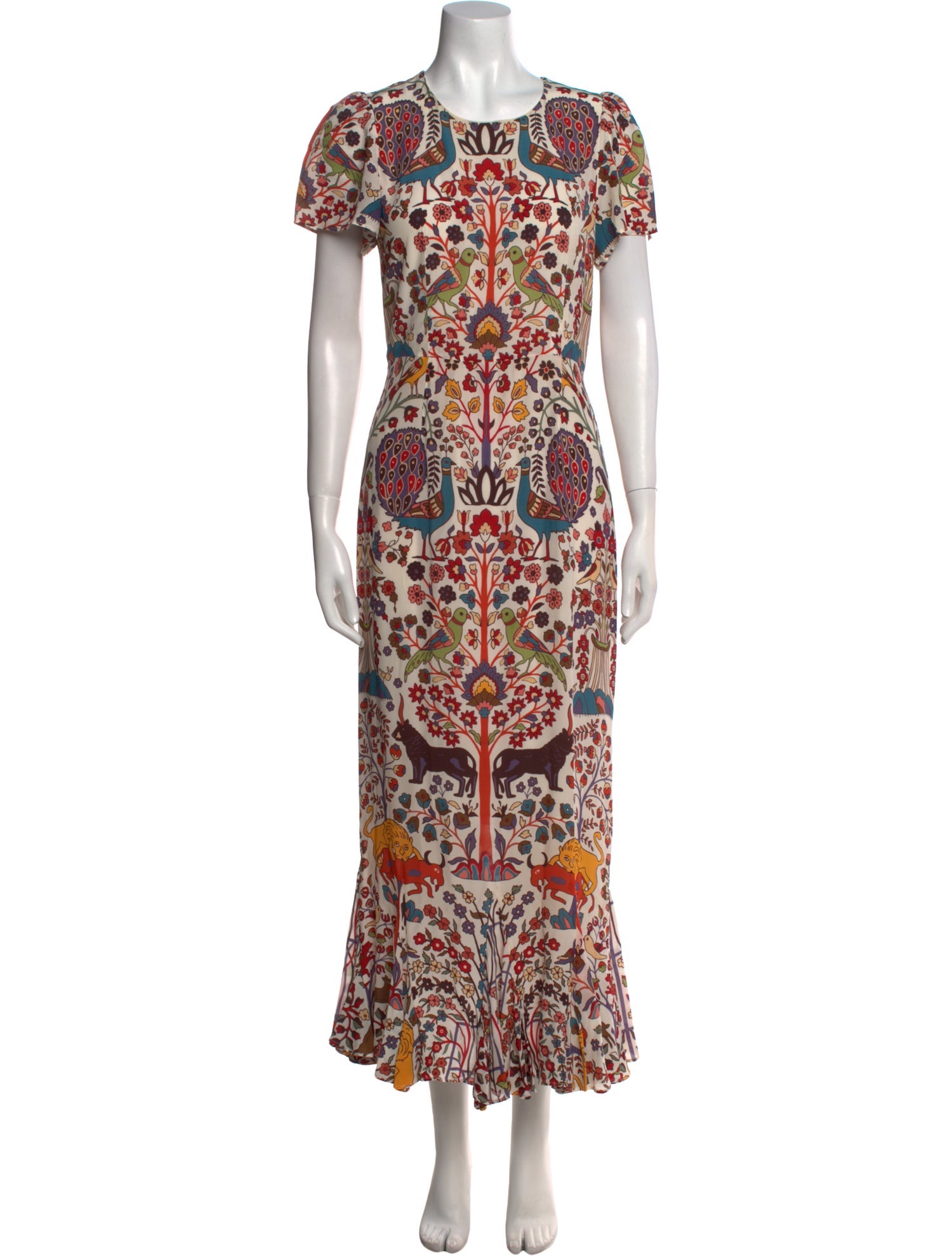 RHODE Floral Print Long Dress