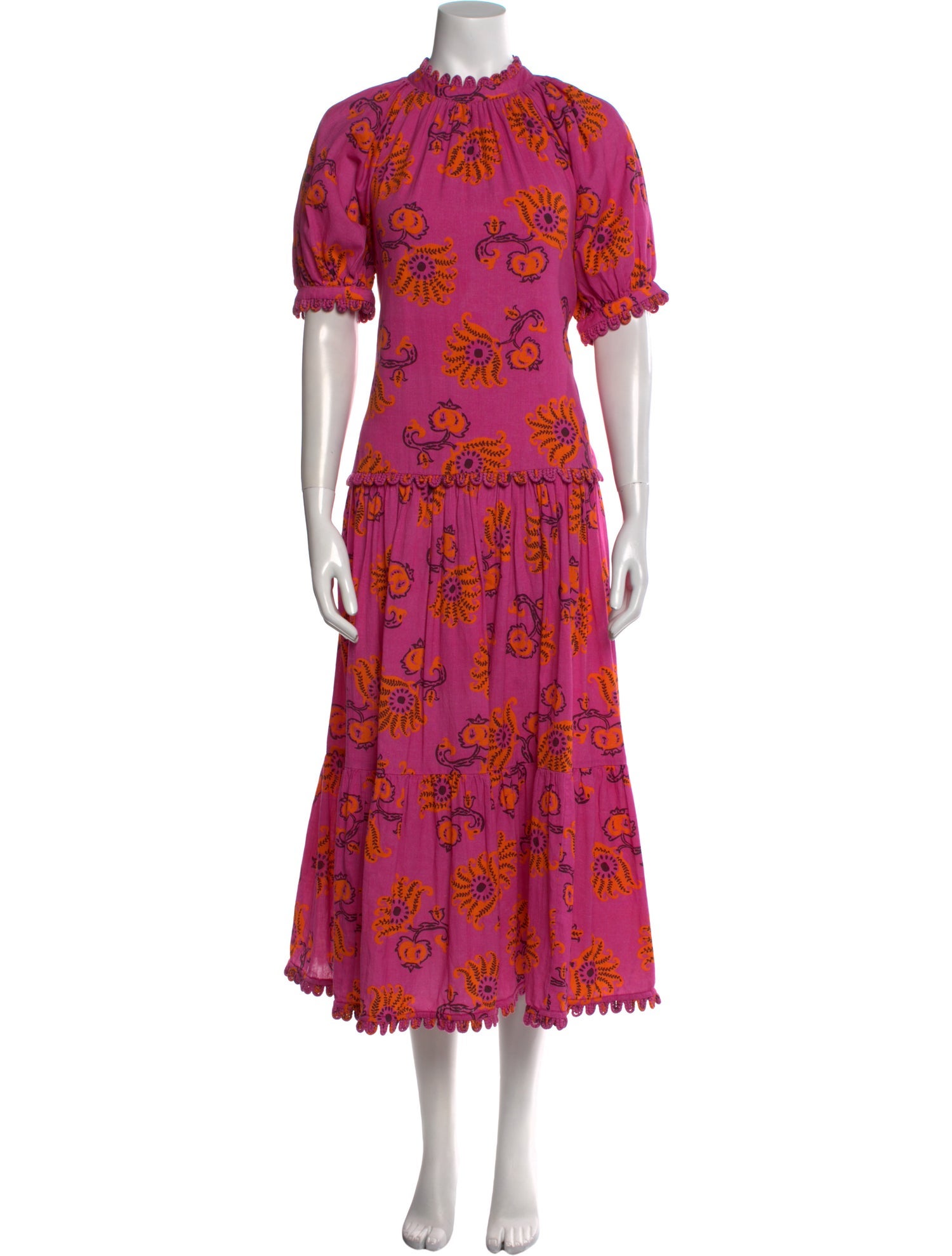 RHODE Floral Print Long Dress