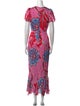 RHODE Printed Long Dress