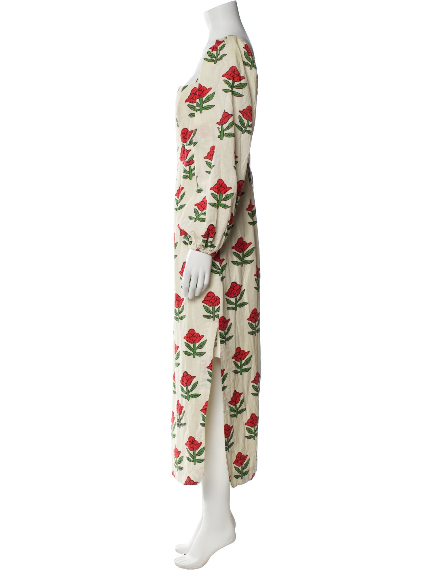 RHODE Floral Print Long Dress