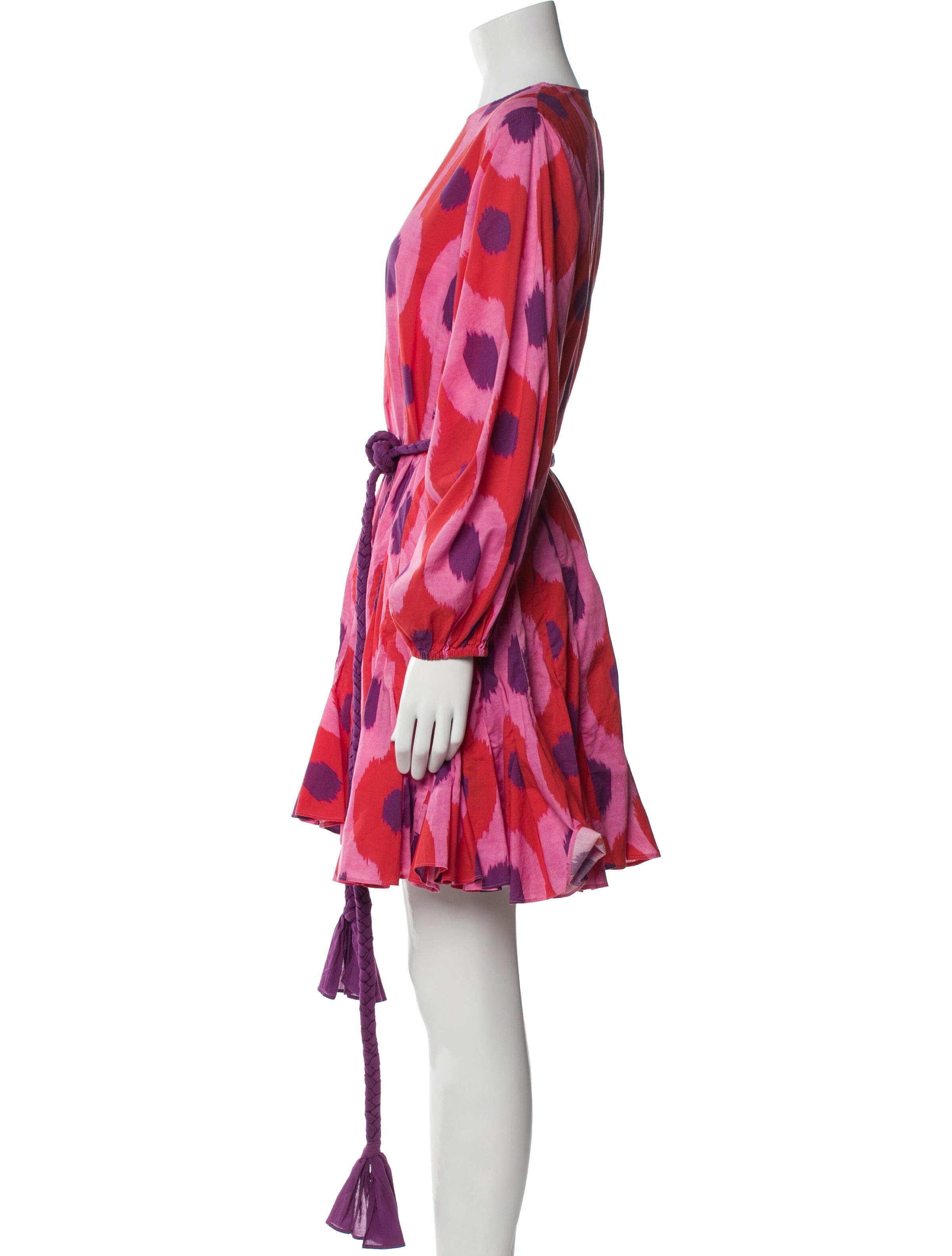 RHODE Printed Knee-Length Dress