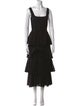 RHODE Square Neckline Long Dress