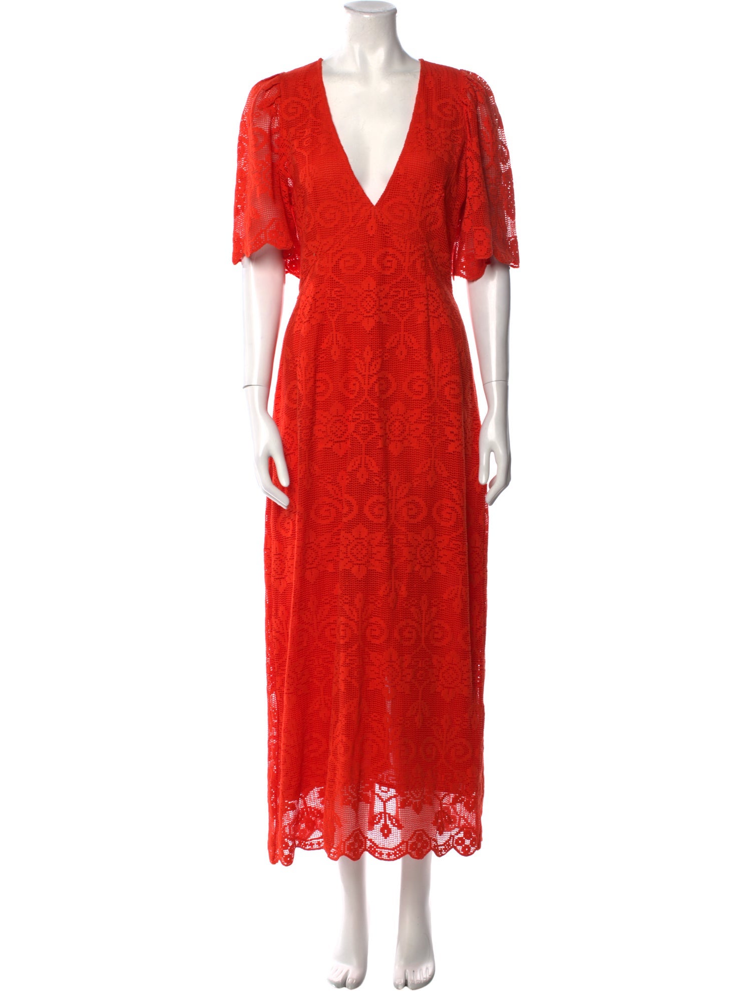 RHODE Floral Print Long Dress w/ Tags