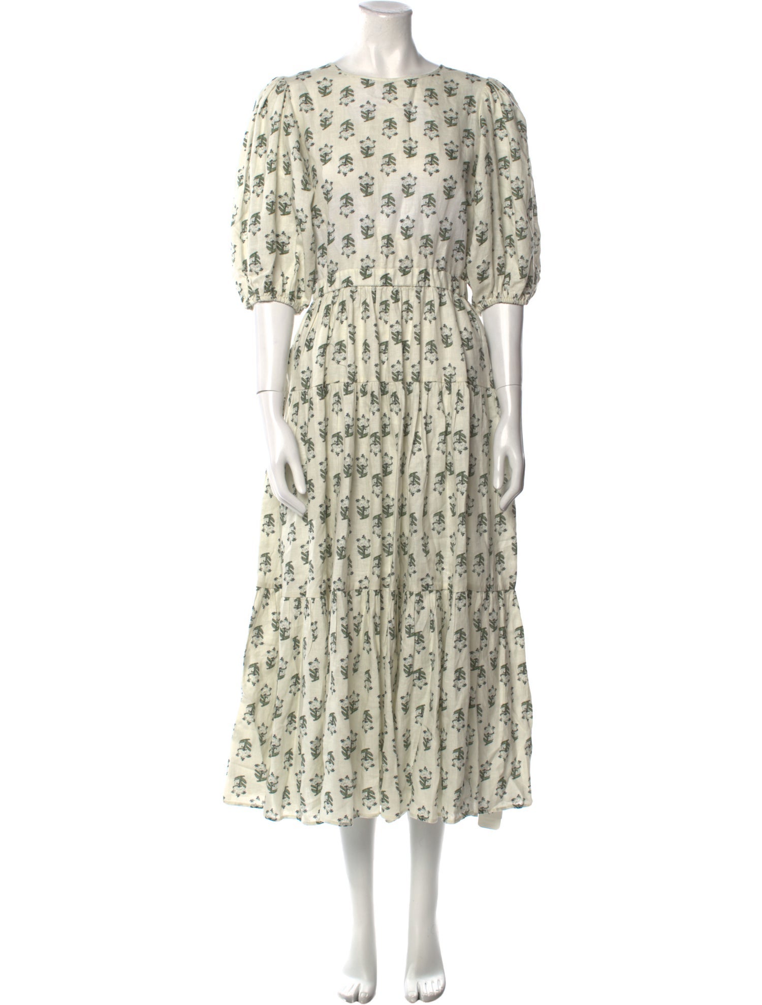 RHODE Linen Long Dress