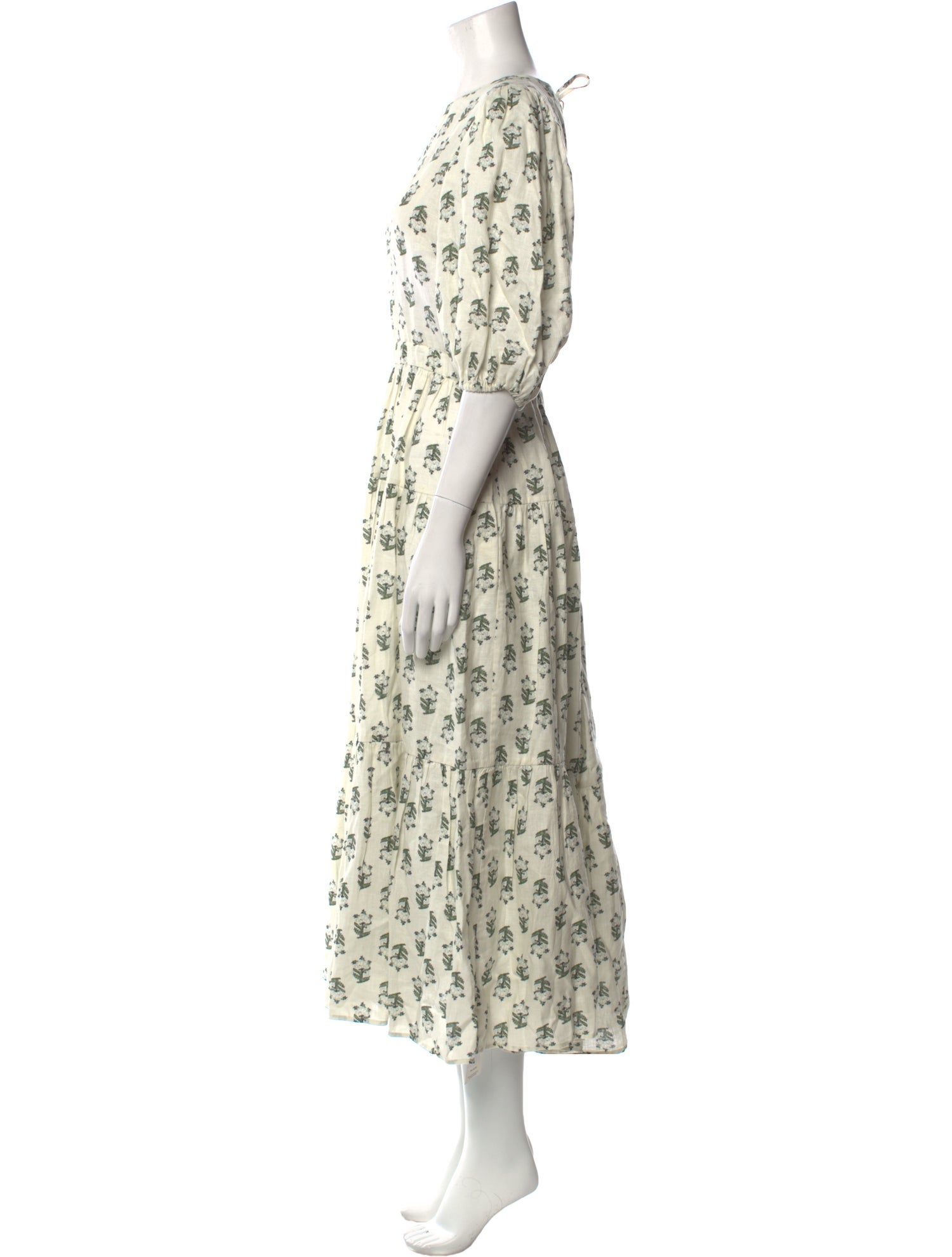 RHODE Linen Long Dress